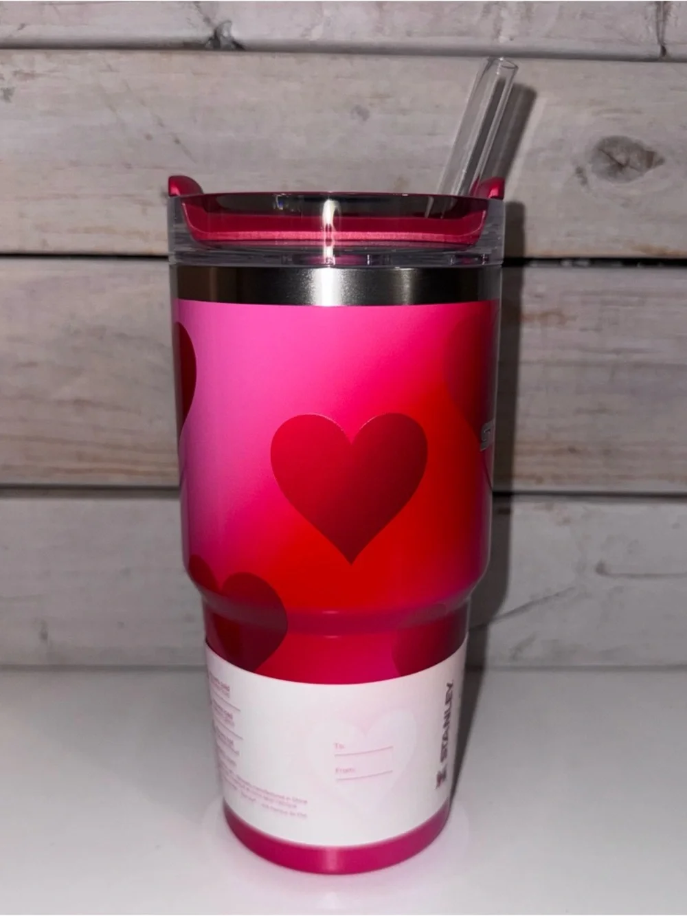 Stanley x Target 20oz Quencher - Rouge Heart Gradient - Valentines NWT Release - Picture 4 of 8